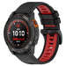 Correa deportiva con hebilla Garmin Instinct 3 - 45mm (negra/rojo)