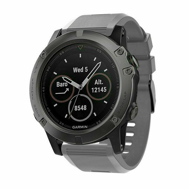 Garmin Fenix 8 Pro - 51mm Silikonarmband (Grau)