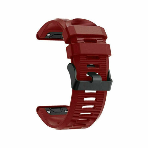 Garmin Tactix 7 siliconen bandje (rood)