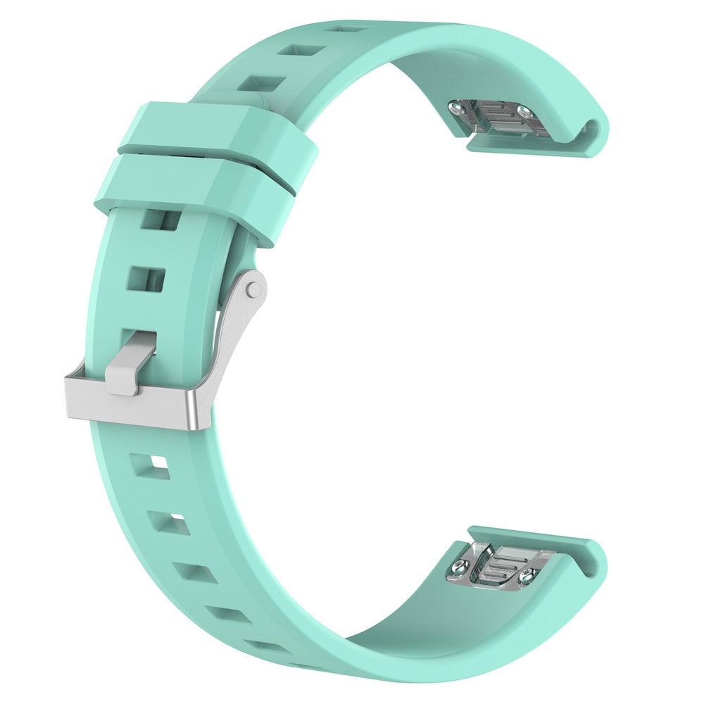 Garmin Descent Mk3(i) - 43mm Glossy Silicone Strap (Aqua)
