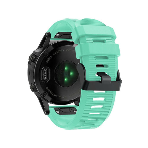 Garmin Descent MK3i - 51mm siliconen bandje (aqua)