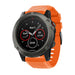 Garmin Quatix 8 - 51mm Silicone Strap (Orange)
