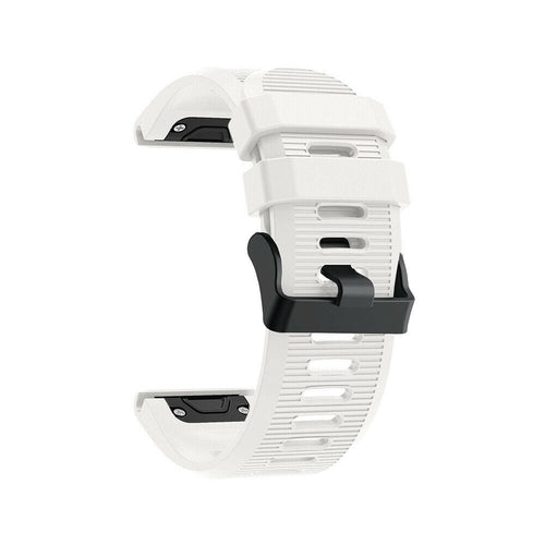 Bracelet silicone Garmin Tactix 8 - 51mm (blanc)