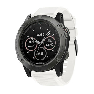Bracelet silicone Garmin D2 Delta PX (blanc)