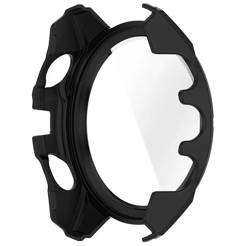 Garmin Fenix 8 - 51mm AMOLED hard case met glas (zwart/oranje)