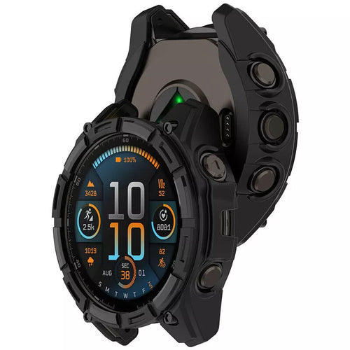 Funda TPU robusta Garmin Fenix 8 - 51mm SOLAR (negra)