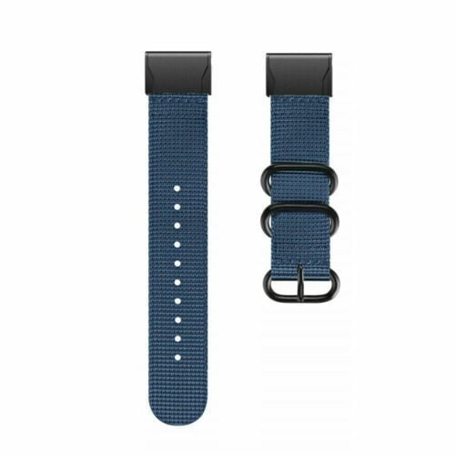 Correa nylon con hebilla Garmin Forerunner 970 (azul)