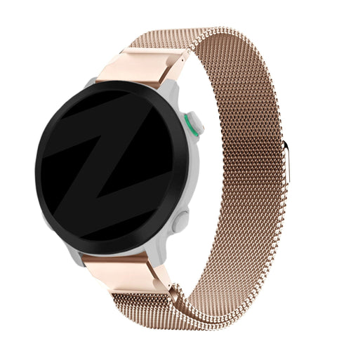 Bandz Garmin Descent Mk3(i) - 43mm Milanese Loop Strap (Rose Gold)