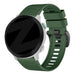 Bandz Garmin Fenix 7x Buckled Silicone Strap (Dark Green)