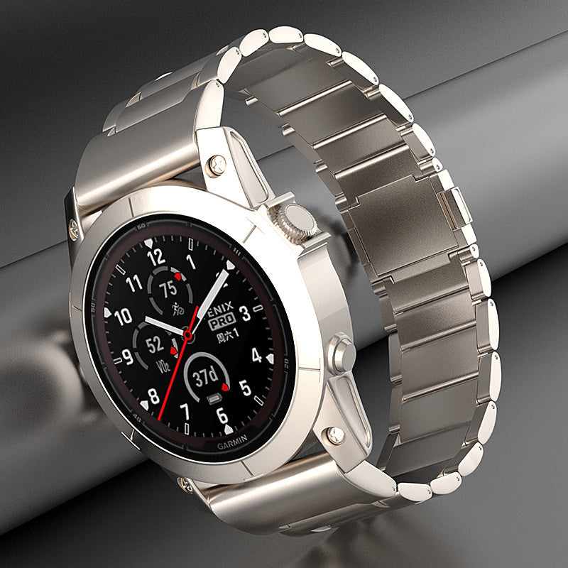 Garmin Fenix 8 - 47mm Magnetic Titanium Strap (Titanium)