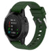 Garmin Fenix 7x Glossy Silicone Strap (Army Green)