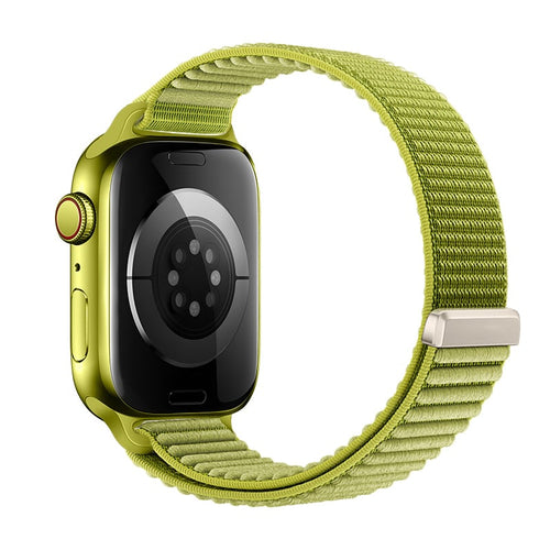 Apple Watch Ultra wave nylon bandje (veld groen)