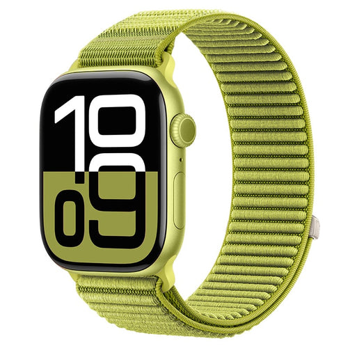 Apple Watch Ultra wave nylon bandje (veld groen)