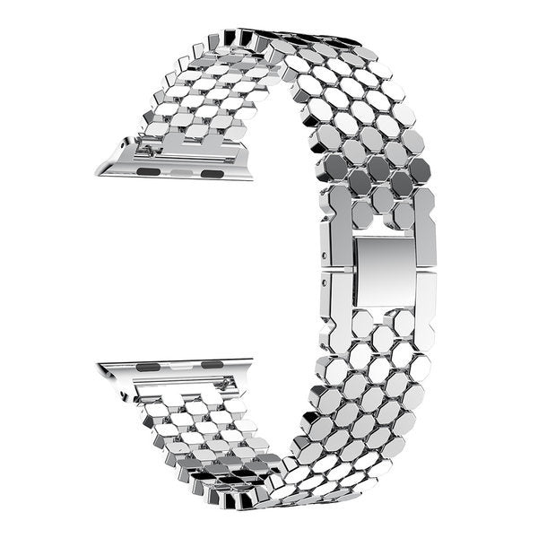 fischarmband-apple-watch-silber