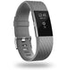 Fitbit Charge 2 Diamond Silicone Strap (Grey)