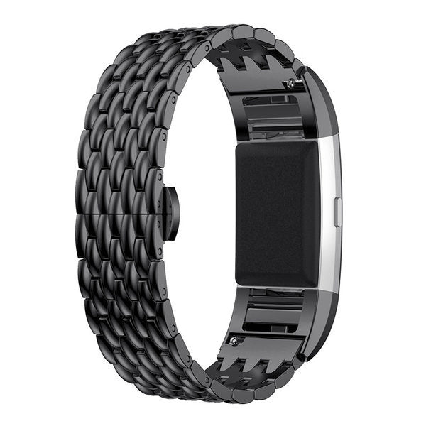 fitbit-charge-2-stalen-draak-band-zwart-2