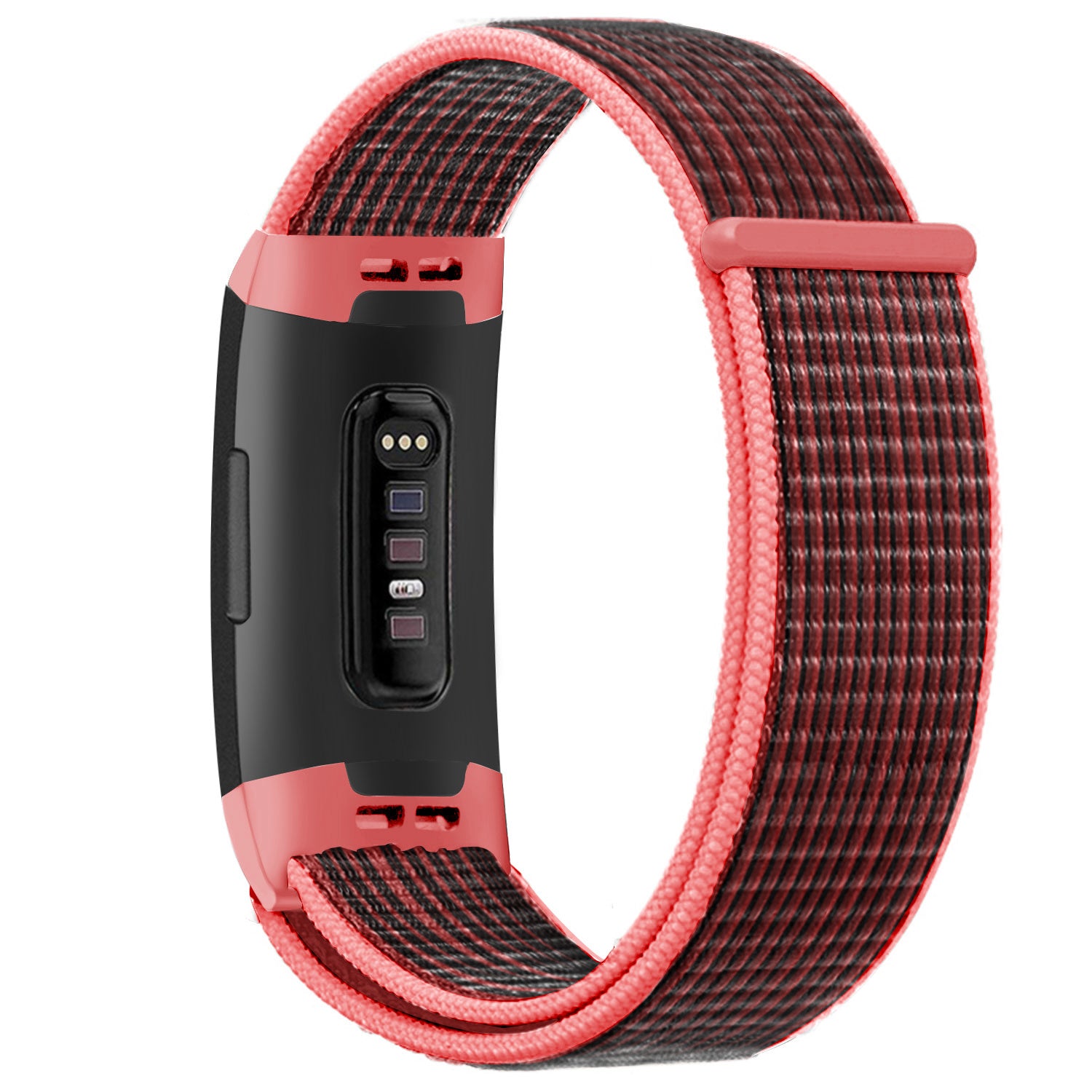 fitbit-charge-3-4-nylon-band-zwart-rood