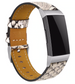 Fitbit Charge 3 Leather Strap (Snake Pattern)
