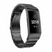 Fitbit Charge 3 Metallarmband (Schwarz)