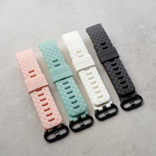 Bracelet silicone Fitbit Charge 3 (rose)