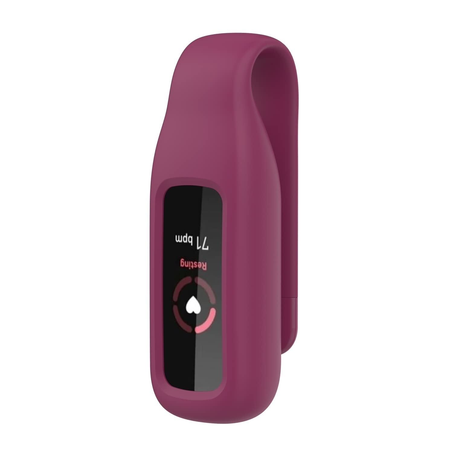 fitbit-luxe-silikonclip-weinrot