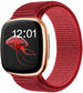 Fitbit Sense Nylon Strap (Red)