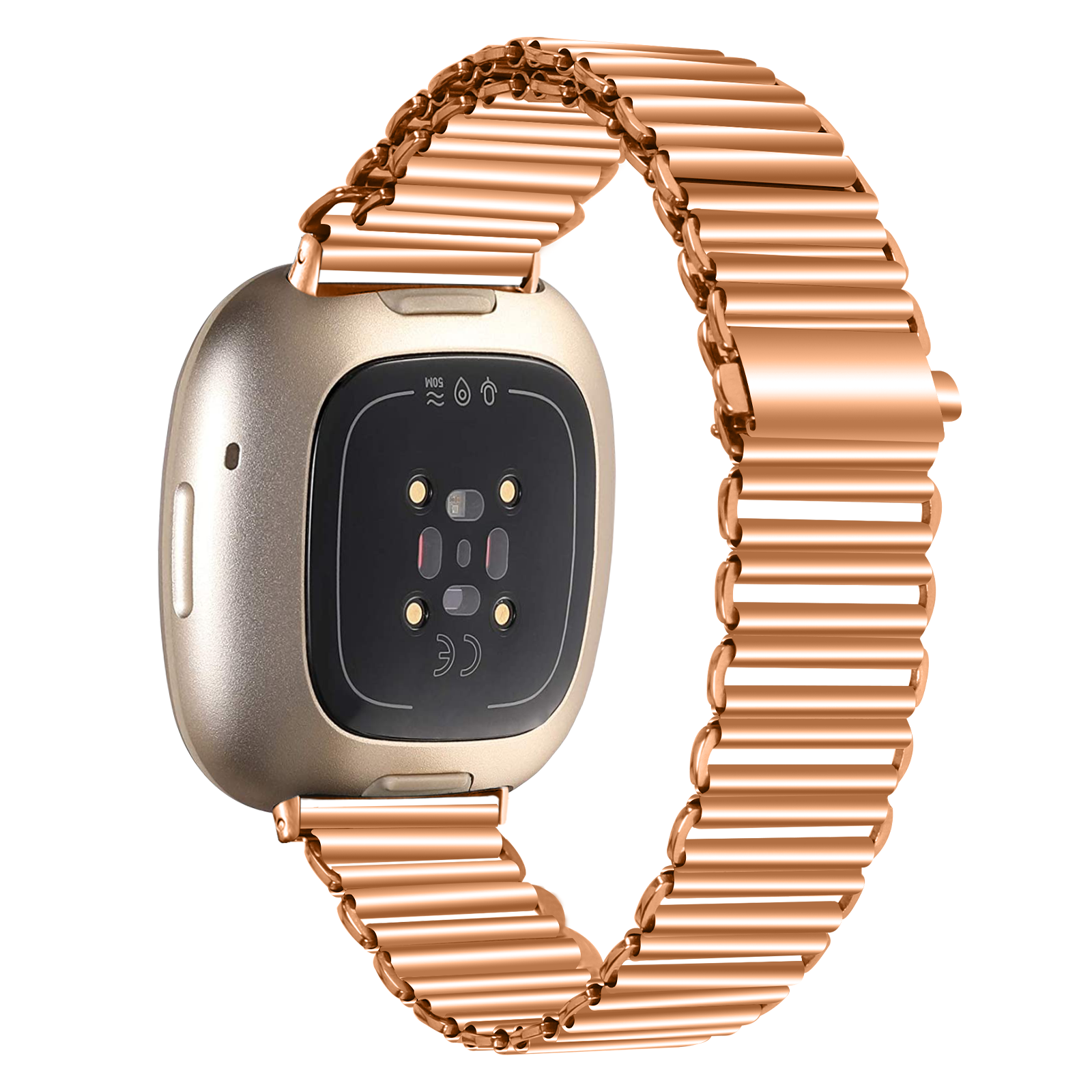 fitbit-stalen-loop-bandje-rose-Gold-1