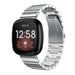 Fitbit Versa 3 metalen bandje (zilver)