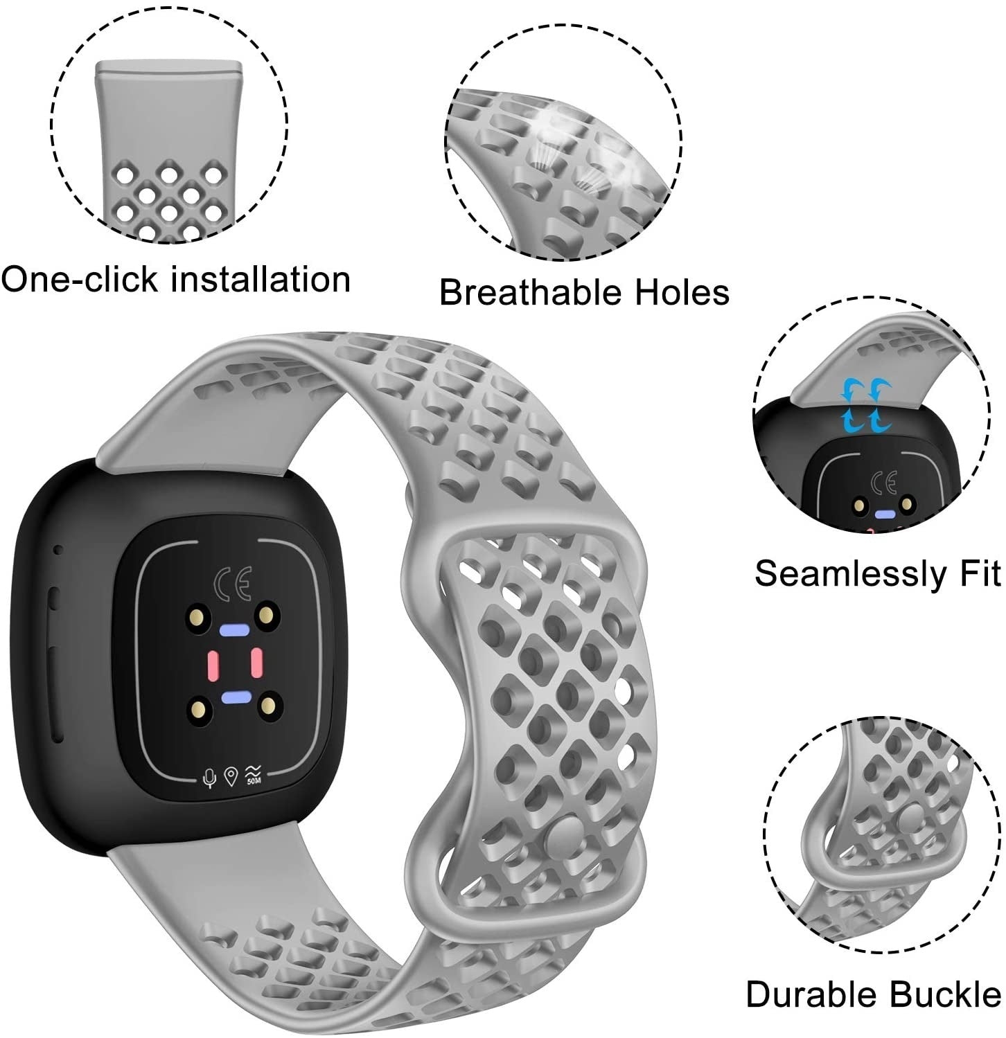 fitbit-versa-3-siliconen-bandje-met-gaatjes-grijs