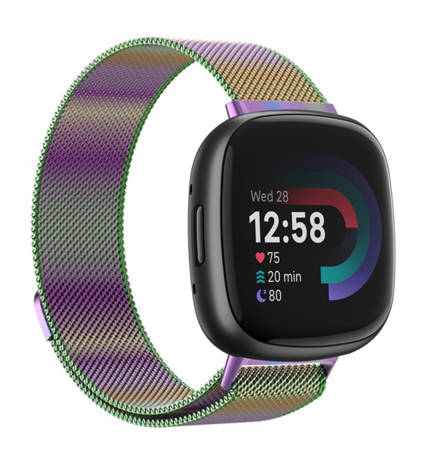 fitbit-versa-4-milanese-band-regenboog