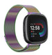 Fitbit Versa 4 Milanese Strap (Pearlescent)