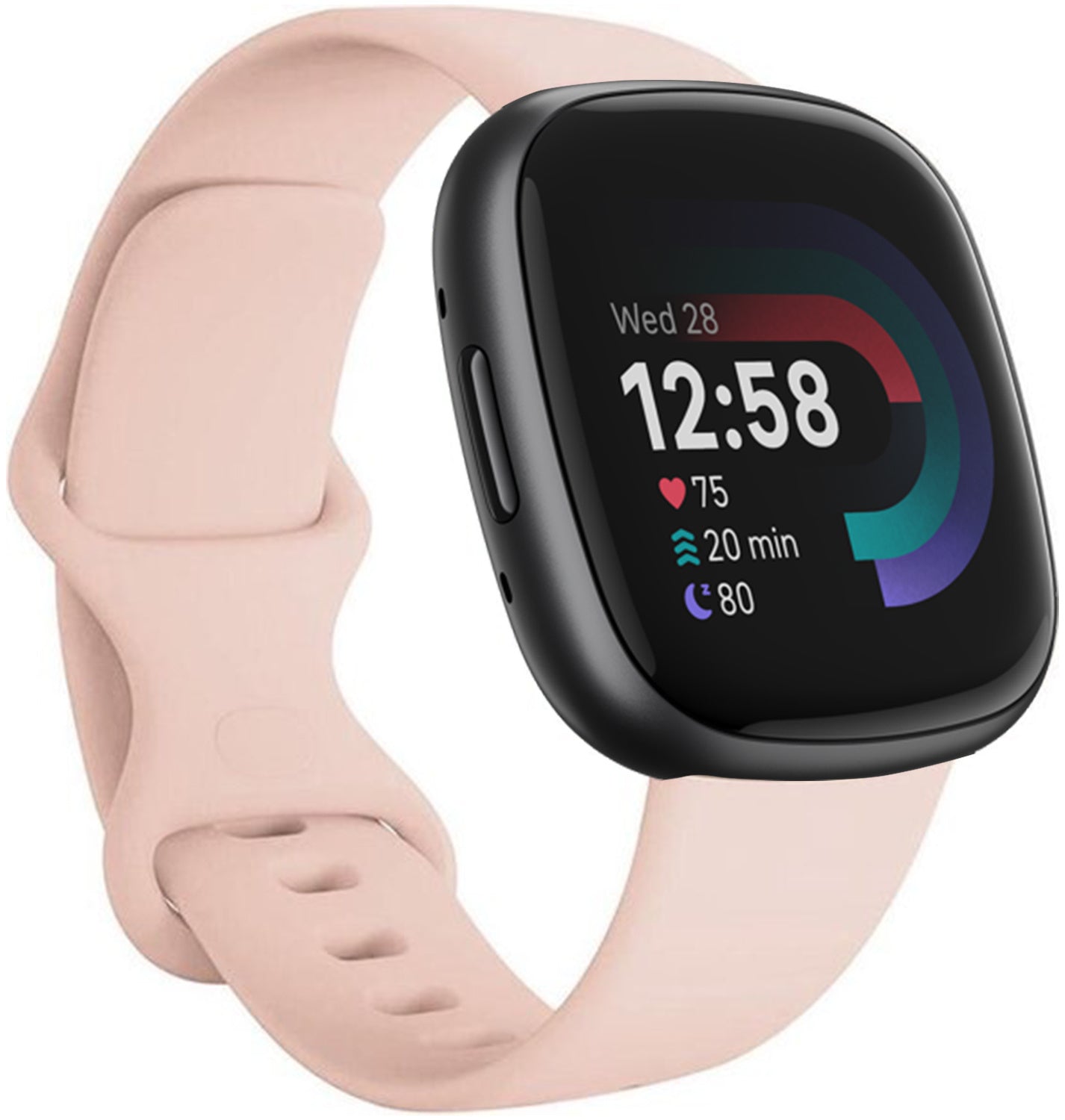 fitbit-versa-4-silikonarmband-hellrosa