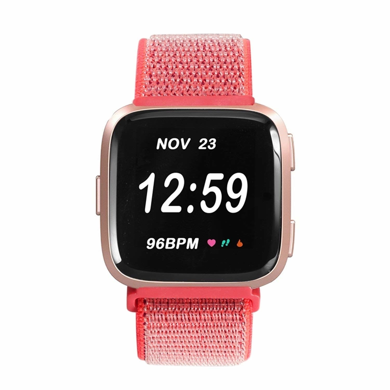 fitbit-versa-nylonarmband-pink