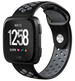 Fitbit Versa/Versa 2 Sport Strap (Black/Grey)