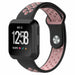 Fitbit Versa / Versa 2 Sport Strap (Black/Pink)
