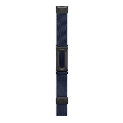 Bandz Fitbit Air Biceps Nylon Bracelet with D-buckle (Dark Blue)