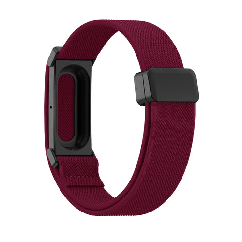 Bandz Fitbit Air Nylon Strap with D-buckle (Wine Red)
