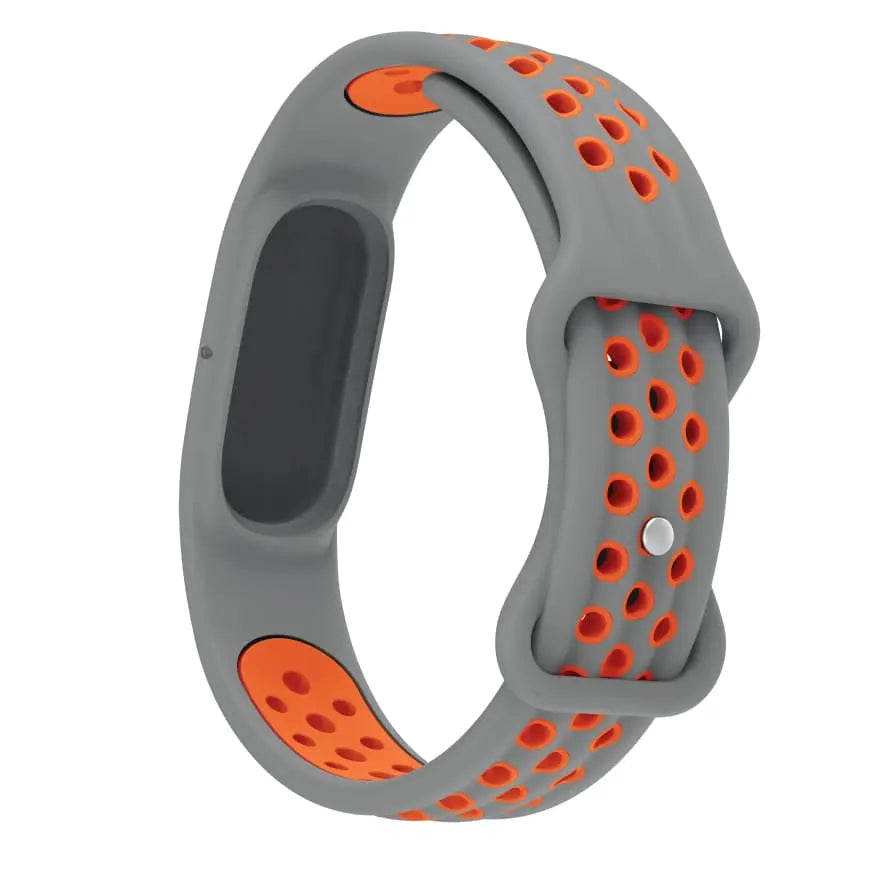 Fitbit Air Sportarmband (Hellgrau/Orange)