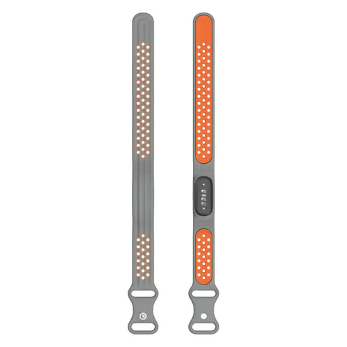Fitbit Air Sportarmband (Hellgrau/Orange)