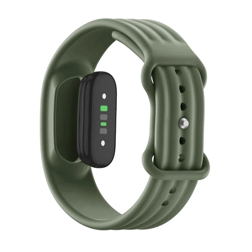Bandz Fitbit Air Silicone Strap 'Classic' (Army Green)