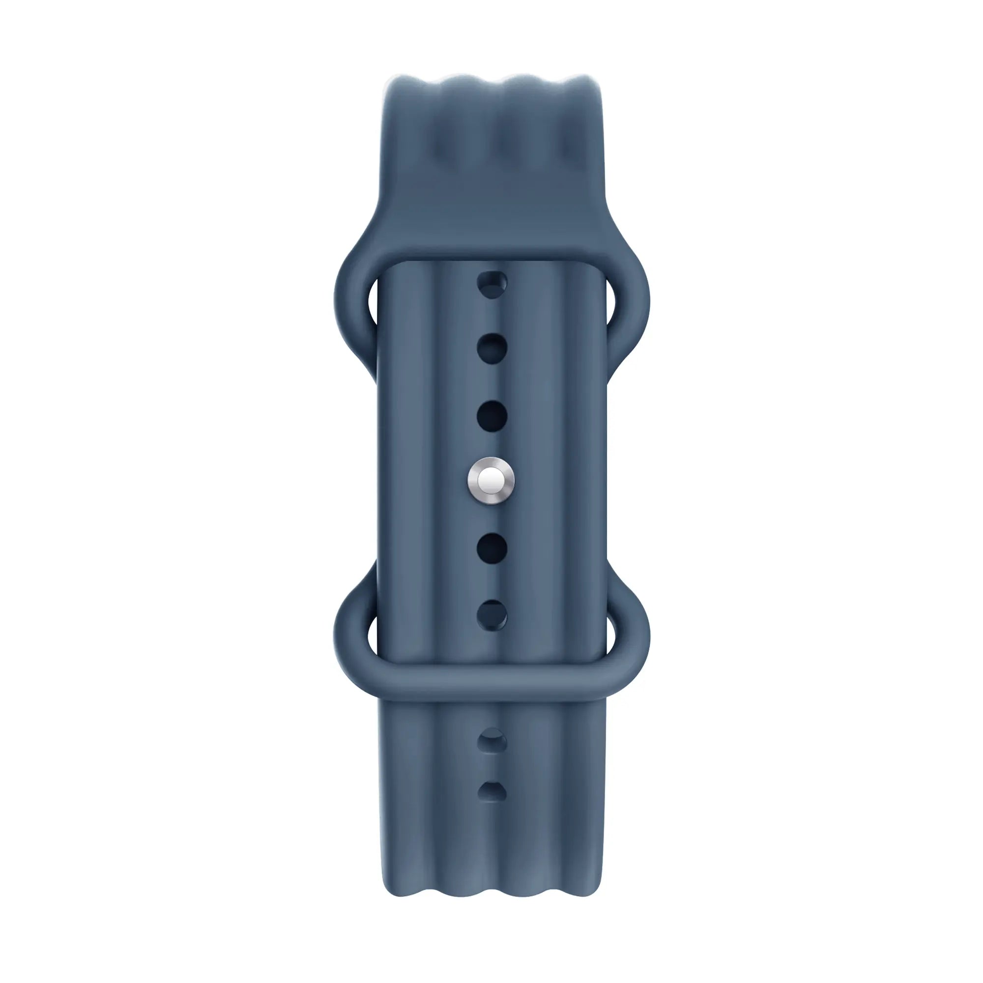 Bandz Fitbit Air Silicone Strap 'Classic' (Grey-Blue)