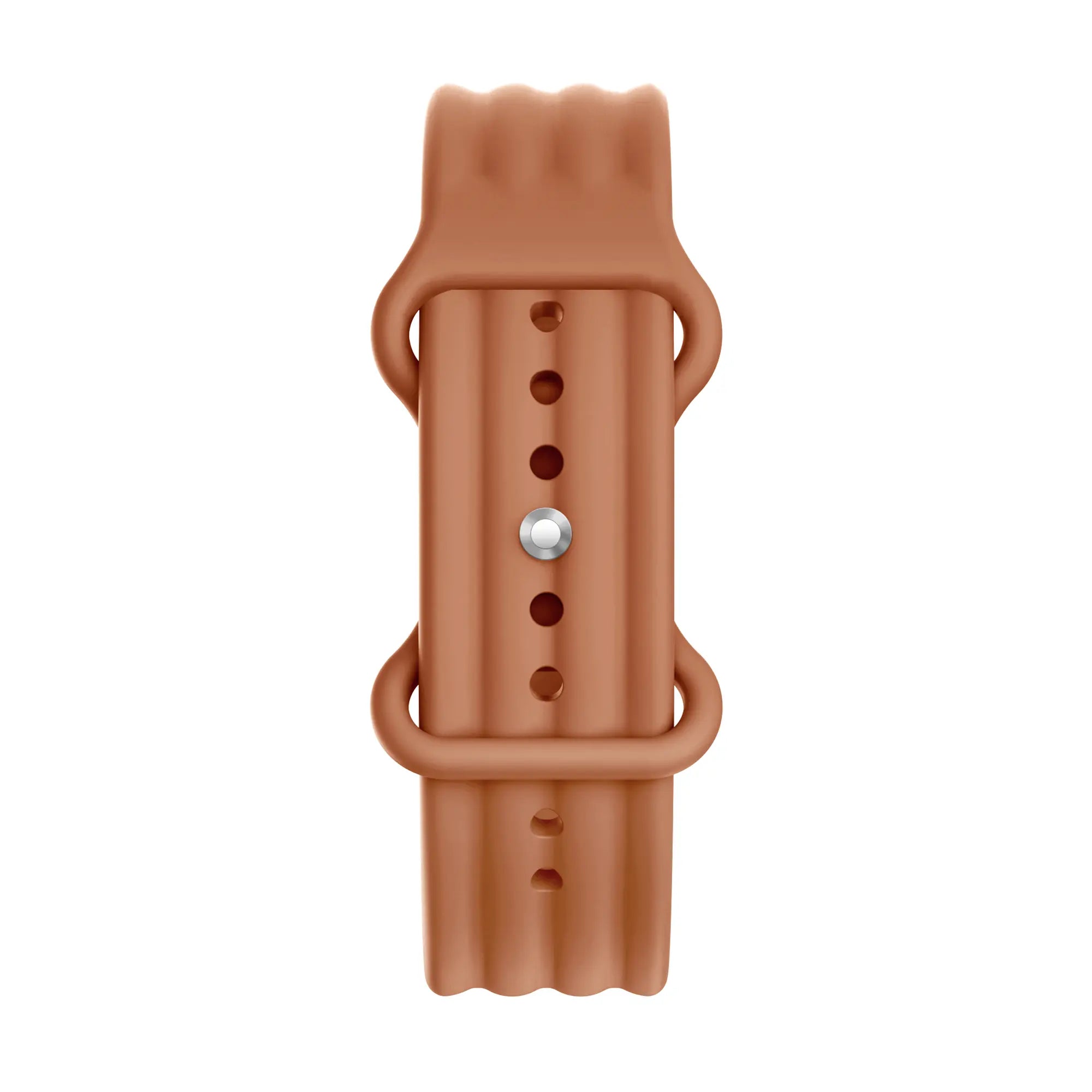 Bandz Fitbit Air Silicone Strap 'Classic' (Dark Orange)