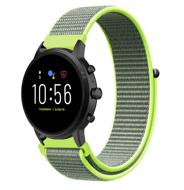 Fossil Gen 4 Explorist (HR) Nylon Strap (Fluorescent)