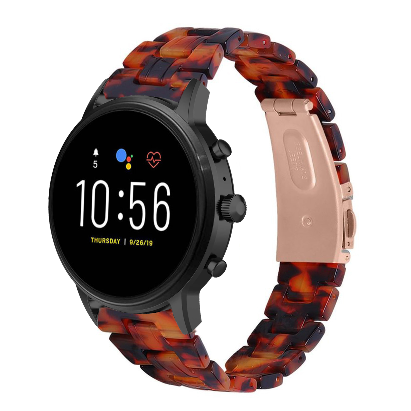 fossil-gen-5-lava-oranje-rood-bandje-resin