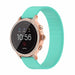 Fossil Gen 5e - 42mm Gummiband (Aqua)