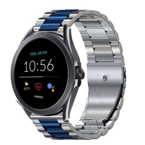 fossil-gen-5e-44mm-stalen-band-zilver-blauw
