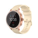 Fossil Gen 5e 42mm Silicone Strap with Buckle (Beige)