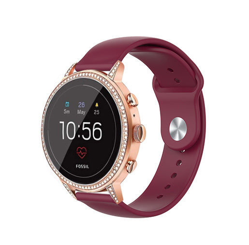 fossil-gen-5e-sport-bandje-rood