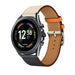 Fossil Gen 6 - 44mm leren band (wit/donkerblauw)