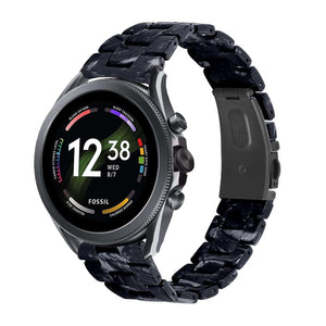 fossil-gen-6-44mm-resin-band-zwart-wit
